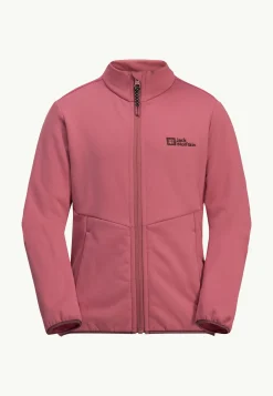 Jack Wolfskin Actamic Fz Midlayer K|Kinderen Voor- En Najaarsjacks/-Jassen|Fleece