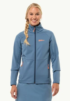Jack Wolfskin Alpgrat Fz W|DAMES Wandelen|Voor- En Najaarsjacks/-Jassen