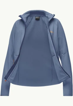 Jack Wolfskin Alpgrat Fz W|DAMES Wandelen|Voor- En Najaarsjacks/-Jassen