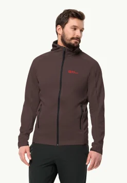 Jack Wolfskin Alpgrat Hooded Fz M|Heren Wandelen|Voor- En Najaarsjacks/-Jassen