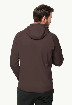 Jack Wolfskin Alpgrat Hooded Fz M|Heren Wandelen|Voor- En Najaarsjacks/-Jassen