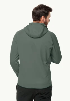 Jack Wolfskin Alpgrat Hooded Fz M|Heren Wandelen|Voor- En Najaarsjacks/-Jassen