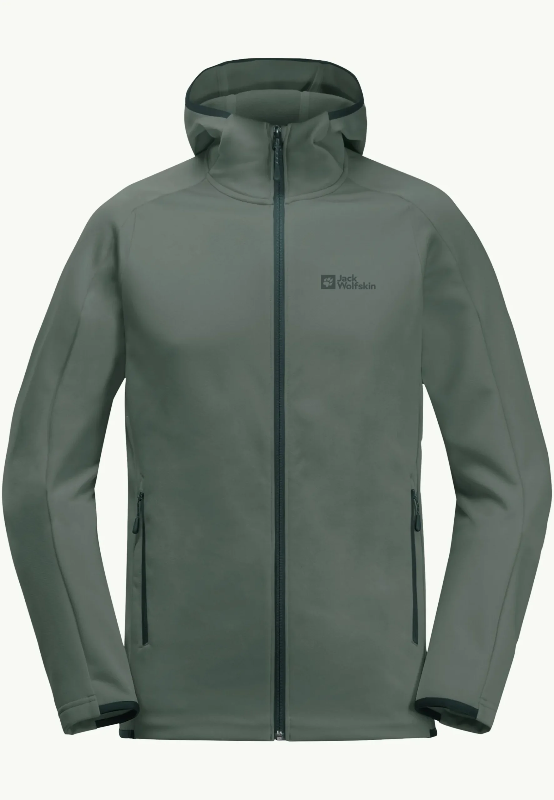 Jack Wolfskin Alpgrat Hooded Fz M|Heren Wandelen|Voor- En Najaarsjacks/-Jassen