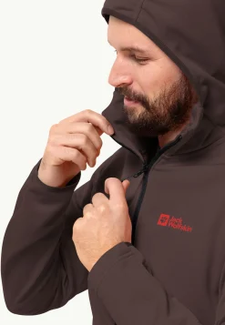 Jack Wolfskin Alpgrat Hooded Fz M|Heren Wandelen|Voor- En Najaarsjacks/-Jassen