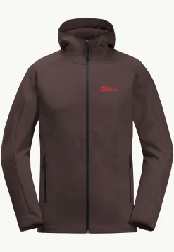 Jack Wolfskin Alpgrat Hooded Fz M|Heren Wandelen|Voor- En Najaarsjacks/-Jassen