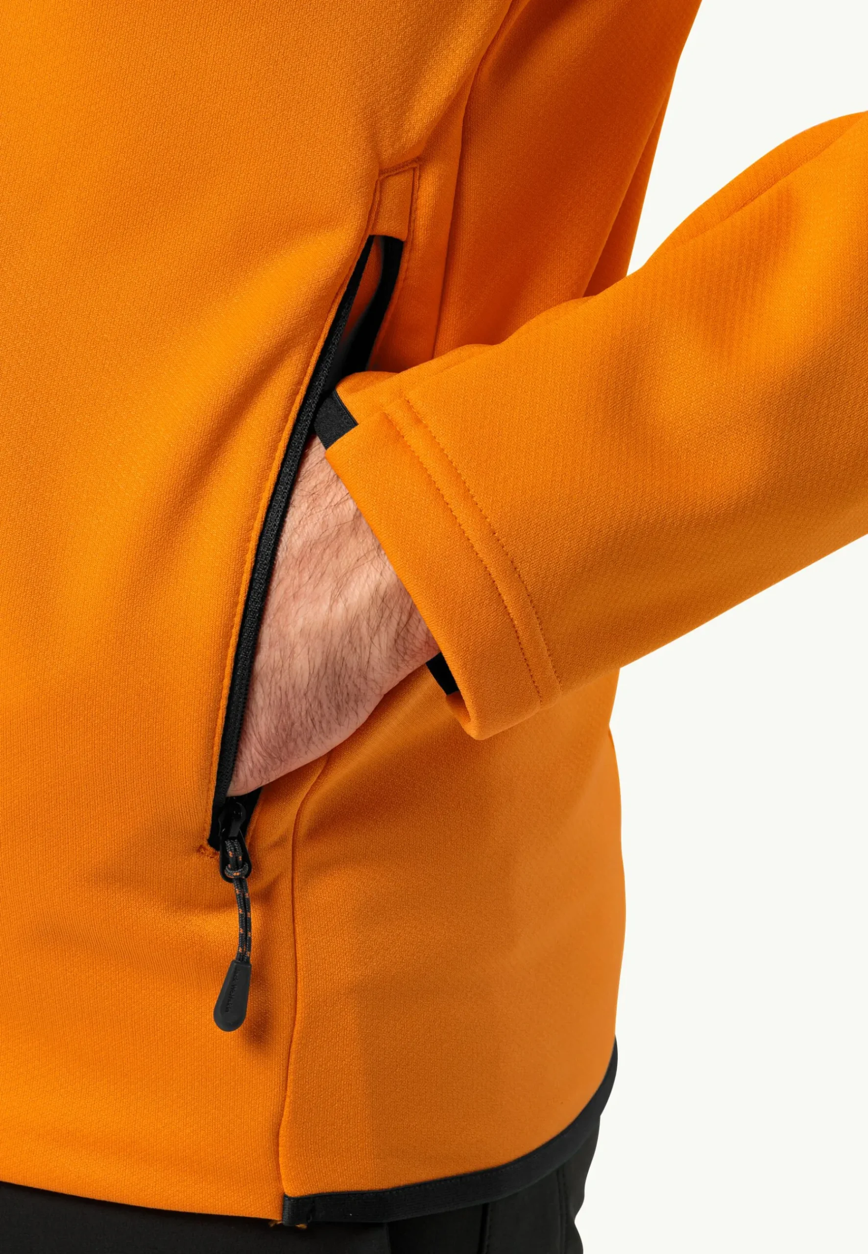 Jack Wolfskin Alpgrat Hooded Fz M|Heren Wandelen|Voor- En Najaarsjacks/-Jassen
