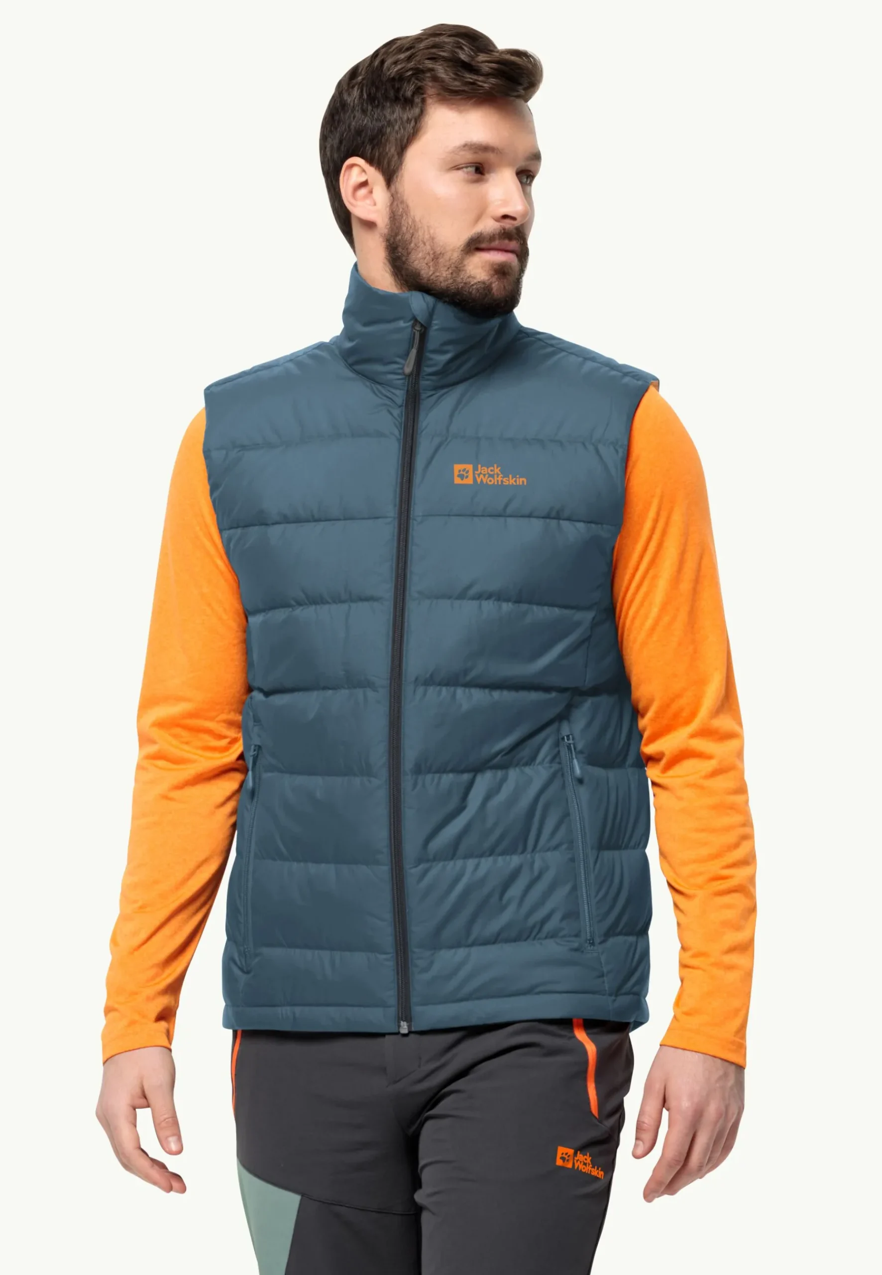 Jack Wolfskin Ather Down Vest M Rds|Heren Wandelen|Voor- En Najaarsjacks/-Jassen