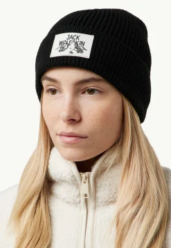 Jack Wolfskin Badge Beanie|DAMES Caps & Hoeden|Mutsen
