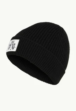 Jack Wolfskin Badge Beanie|DAMES Caps & Hoeden|Mutsen