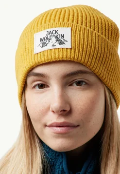 Jack Wolfskin Badge Beanie|DAMES Caps & Hoeden|Mutsen