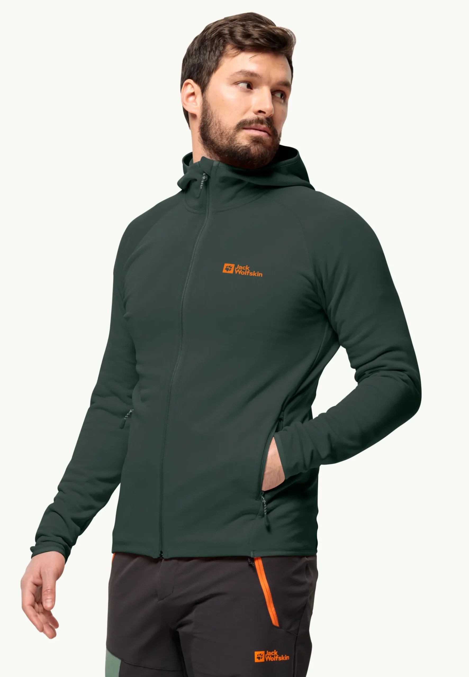 Jack Wolfskin Baiselberg Hooded Fz M|Heren Wandelen|Lifestyle