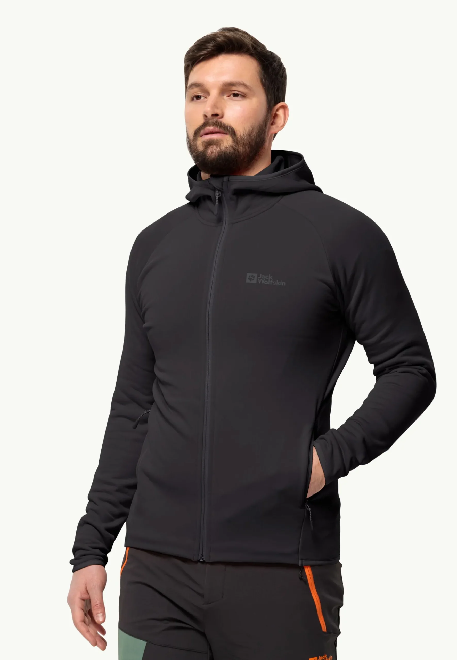 Jack Wolfskin Baiselberg Hooded Fz M|Heren Wandelen|Lifestyle