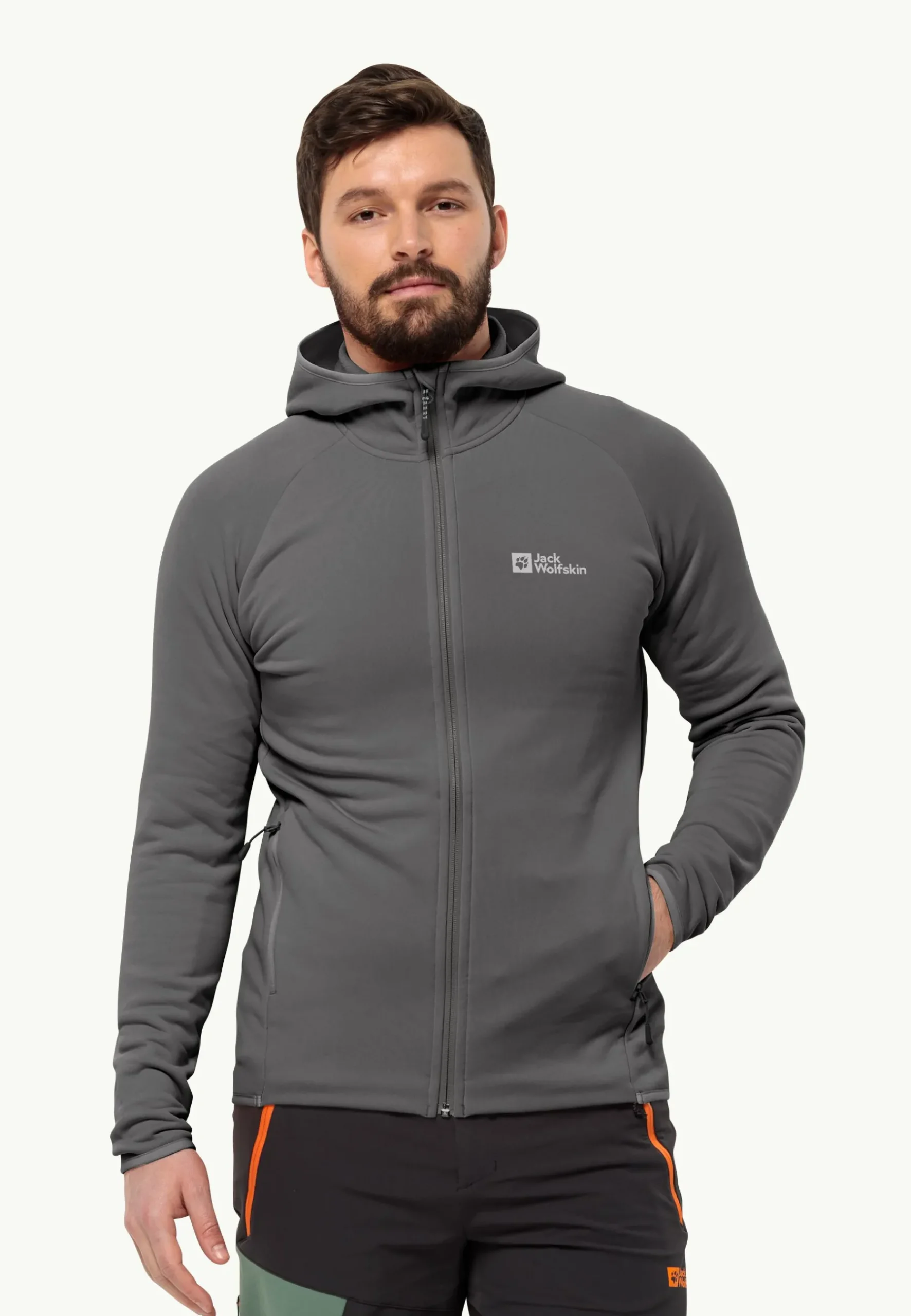 Jack Wolfskin Baiselberg Hooded Fz M|Heren Wandelen|Lifestyle