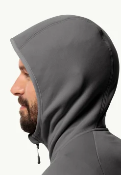 Jack Wolfskin Baiselberg Hooded Fz M|Heren Wandelen|Lifestyle
