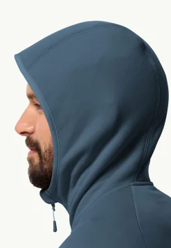 Jack Wolfskin Baiselberg Hooded Fz M|Heren Wandelen|Lifestyle