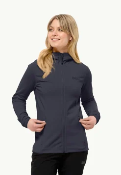 Jack Wolfskin Baiselberg Hooded Fz W|DAMES Lifestyle|Wandelen