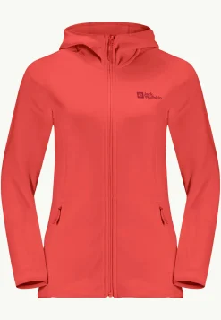 Jack Wolfskin Baiselberg Hooded Fz W|DAMES Lifestyle|Wandelen