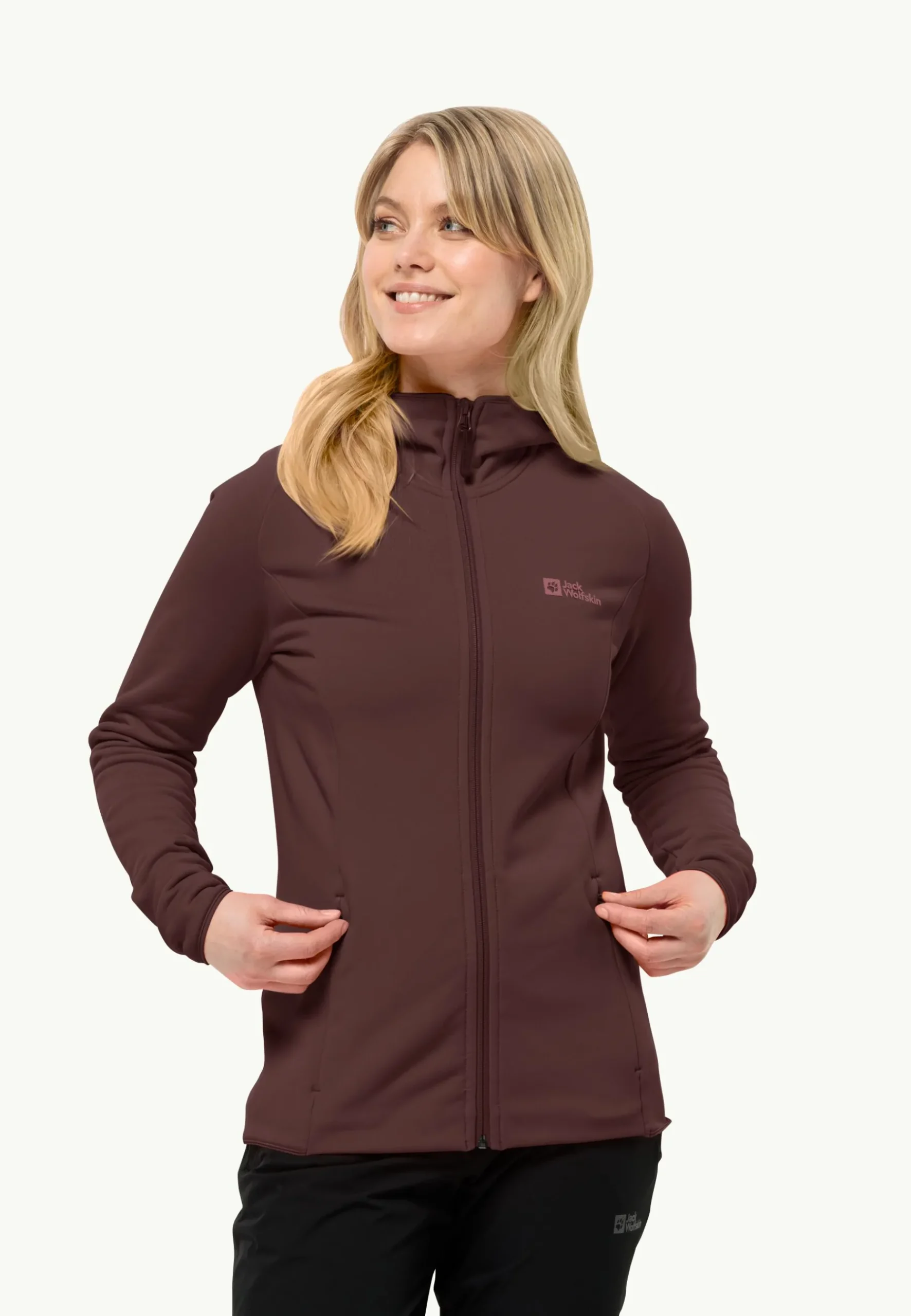 Jack Wolfskin Baiselberg Hooded Fz W|DAMES Lifestyle|Wandelen