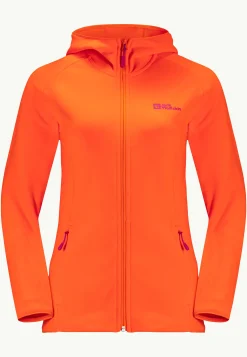 Jack Wolfskin Baiselberg Hooded Fz W|DAMES Lifestyle|Wandelen