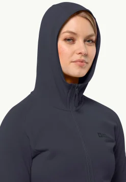 Jack Wolfskin Baiselberg Hooded Fz W|DAMES Lifestyle|Wandelen