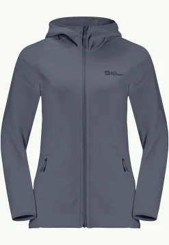 Jack Wolfskin Baiselberg Hooded Fz W|DAMES Lifestyle|Wandelen
