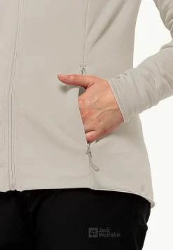 Jack Wolfskin Baiselberg Hooded Fz W|DAMES Lifestyle|Wandelen