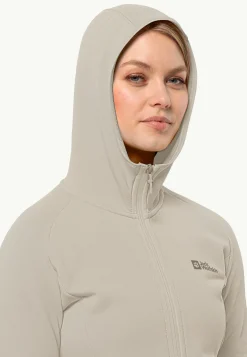 Jack Wolfskin Baiselberg Hooded Fz W|DAMES Lifestyle|Wandelen