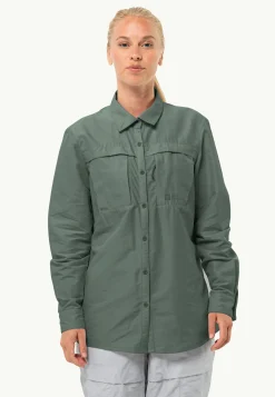 Jack Wolfskin Barrier Ls Shirt W|DAMES Trekking|Functionele Shirts