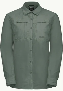 Jack Wolfskin Barrier Ls Shirt W|DAMES Trekking|Functionele Shirts