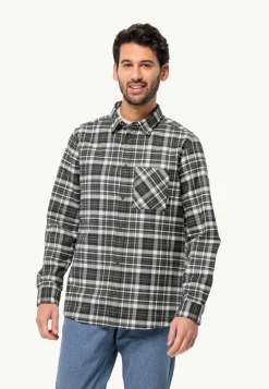 Jack Wolfskin Bergweg Shirt M|Heren Lifestyle|Overhemden