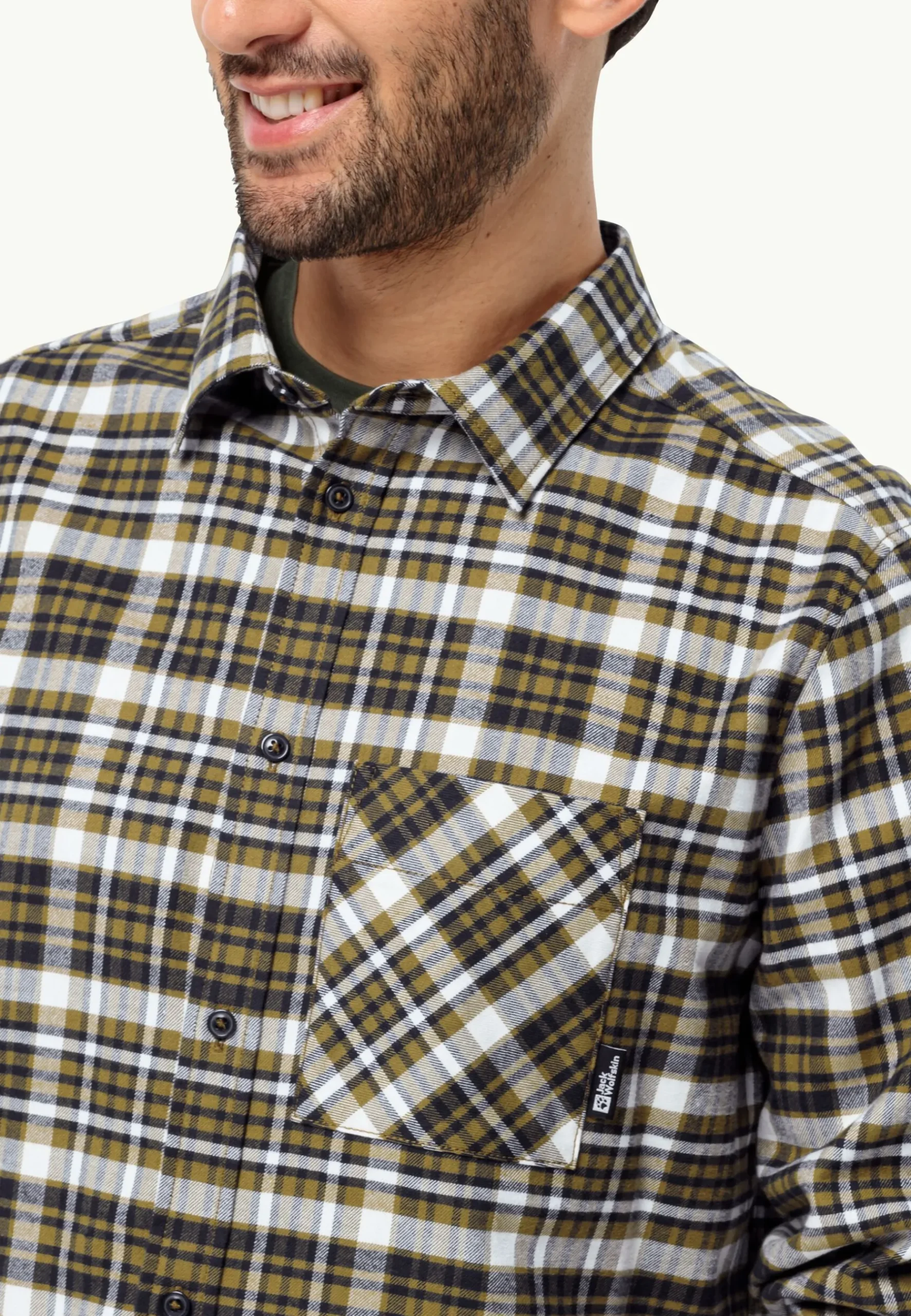 Jack Wolfskin Bergweg Shirt M|Heren Lifestyle|Overhemden