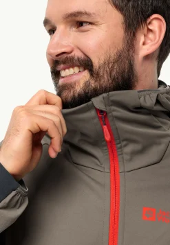 Jack Wolfskin Brisstal Hoody M|Heren Wandelen|Voor- En Najaarsjacks/-Jassen