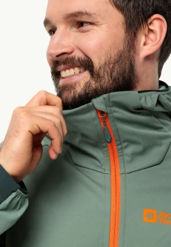 Jack Wolfskin Brisstal Hoody M|Heren Wandelen|Voor- En Najaarsjacks/-Jassen