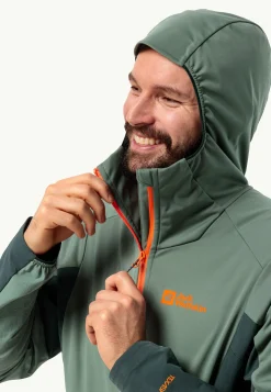 Jack Wolfskin Brisstal Hoody M|Heren Wandelen|Voor- En Najaarsjacks/-Jassen