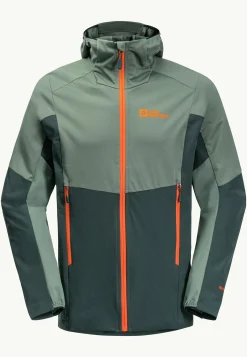 Jack Wolfskin Brisstal Hoody M|Heren Wandelen|Voor- En Najaarsjacks/-Jassen