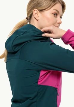Jack Wolfskin Brisstal Hoody W|DAMES Wandelen|Voor- En Najaarsjacks/-Jassen