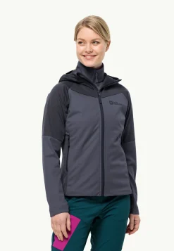 Jack Wolfskin Brisstal Hoody W|DAMES Wandelen|Voor- En Najaarsjacks/-Jassen