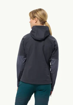 Jack Wolfskin Brisstal Hoody W|DAMES Wandelen|Voor- En Najaarsjacks/-Jassen
