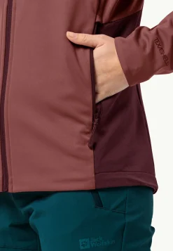 Jack Wolfskin Brisstal Hoody W|DAMES Wandelen|Voor- En Najaarsjacks/-Jassen