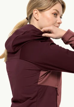 Jack Wolfskin Brisstal Hoody W|DAMES Wandelen|Voor- En Najaarsjacks/-Jassen