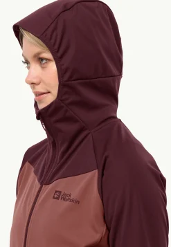 Jack Wolfskin Brisstal Hoody W|DAMES Wandelen|Voor- En Najaarsjacks/-Jassen
