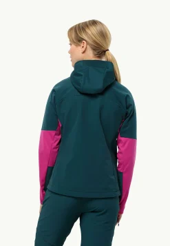 Jack Wolfskin Brisstal Hoody W|DAMES Wandelen|Voor- En Najaarsjacks/-Jassen