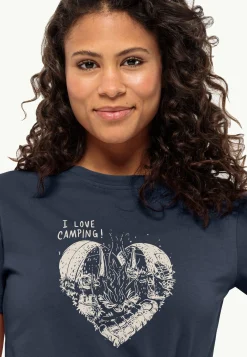 Jack Wolfskin Camping Love T W|DAMES Lifestyle|T-Shirts & Longsleeves