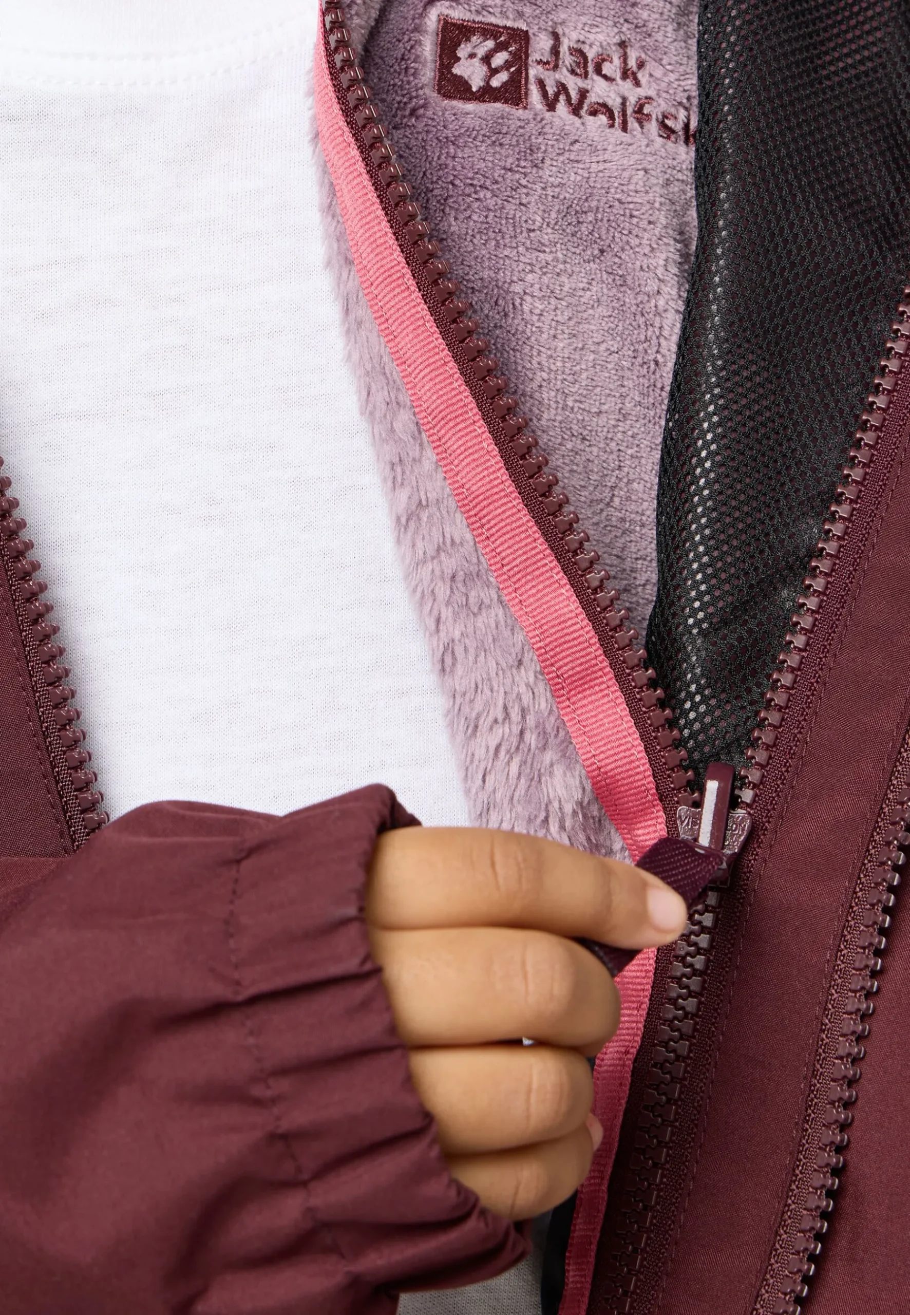 Jack Wolfskin Cosy Bear 3in1 Parka G|Kinderen Voor- En Najaarsjacks/-Jassen|Winterjacks