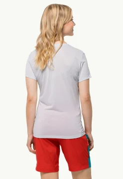 Jack Wolfskin Crosstrail Graphic T W|DAMES Wandelen|Functionele Shirts