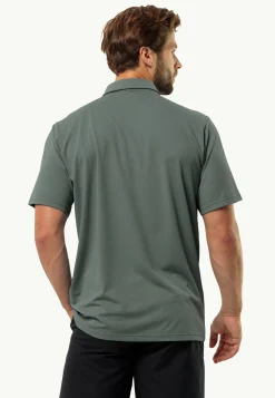 Jack Wolfskin Delgami Polo M|Heren Lifestyle|Functionele Shirts