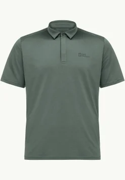 Jack Wolfskin Delgami Polo M|Heren Lifestyle|Functionele Shirts