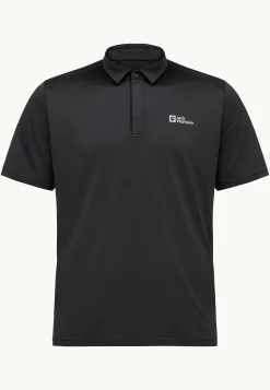 Jack Wolfskin Delgami Polo M|Heren Lifestyle|Functionele Shirts