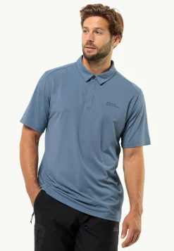 Jack Wolfskin Delgami Polo M|Heren Lifestyle|Functionele Shirts