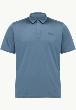 Jack Wolfskin Delgami Polo M|Heren Lifestyle|Functionele Shirts
